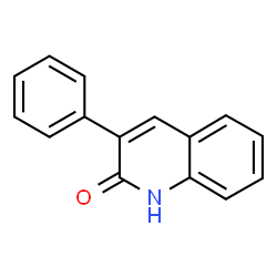 ChemSpider 2D Image | 3-phenyl-2-quinolone | C15H11NO