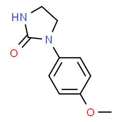 ChemSpider 2D Image | 1-(4-Methoxyphenyl)-2-imidazolidinone | C10H12N2O2