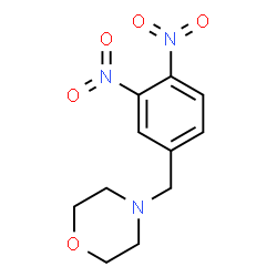 ChemSpider 2D Image | 4-(3,4-Dinitrobenzyl)morpholine | C11H13N3O5