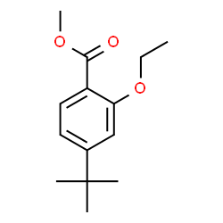 ChemSpider 2D Image | Methyl 4-(tert-butyl)-2-ethoxybenzoate | C14H20O3