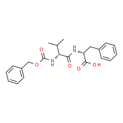 ChemSpider 2D Image | N-[(Benzyloxy)carbonyl]-D-valyl-D-phenylalanine | C22H26N2O5