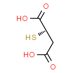 ChemSpider 2D Image | (S)-thiomalic acid | C4H6O4S