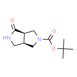 ChemSpider 2D Image | 2-Methyl-2-propanyl (3aR,6aR)-4-oxohexahydropyrrolo[3,4-c]pyrrole-2(1H)-carboxylate | C11H18N2O3