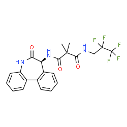 ChemSpider 2D Image | RO4929097 | C22H20F5N3O3