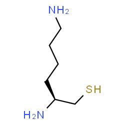 ChemSpider 2D Image | (2S)-2,6-Diamino-1-hexanethiol | C6H16N2S