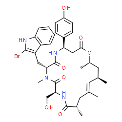 ChemSpider 2D Image | jaspamide E | C36H45BrN4O7