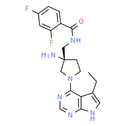 ChemSpider 2D Image | PF-AKT400 | C20H22F2N6O