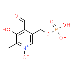 ChemSpider 2D Image | Pyridoxal-5'-Phosphate-N-Oxide | C8H10NO7P