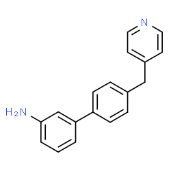 ChemSpider 2D Image | 4'-(4-Pyridinylmethyl)-3-biphenylamine | C18H16N2