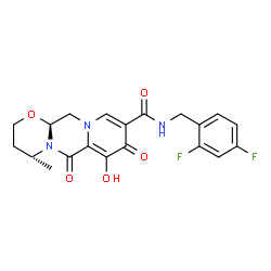 ChemSpider 2D Image | Dolutegravir | C20H19F2N3O5