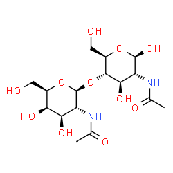 ChemSpider 2D Image | beta-D-GalpNAc-(1->4)-beta-D-GlcpNAc | C16H28N2O11