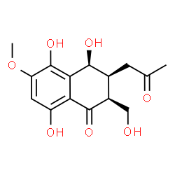 ChemSpider 2D Image | fusarnapthoquinone A | C15H18O7