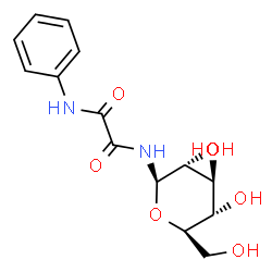 ChemSpider 2D Image | N-[Anilino(oxo)acetyl]-beta-D-glucopyranosylamine | C14H18N2O7