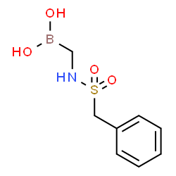 ChemSpider 2D Image | {[(Benzylsulfonyl)amino]methyl}boronic acid | C8H12BNO4S