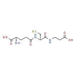 ChemSpider 2D Image | D-gamma-Glutamyl-L-cysteinyl-beta-alanine | C11H19N3O6S