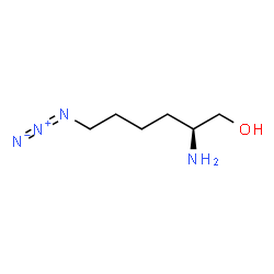 ChemSpider 2D Image | (2S)-2-Amino-6-azido-1-hexanol | C6H14N4O
