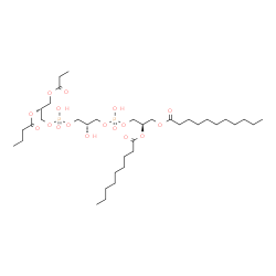 ChemSpider 2D Image | (2r,5s,11r,14r)-5,8,11-Trihydroxy-2-(Nonanoyloxy)-5,11-Dioxido-16-Oxo-14-[(Propanoyloxy)methyl]-4,6,10,12,15-Pentaoxa-5,11-Diphosphanonadec-1-Yl Undecanoate | C36H68O17P2