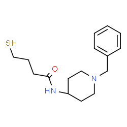 ChemSpider 2D Image | N-(1-Benzyl-4-piperidinyl)-4-sulfanylbutanamide | C16H24N2OS