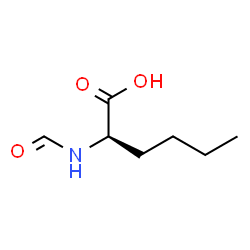 ChemSpider 2D Image | N-Formyl-D-norleucine | C7H13NO3