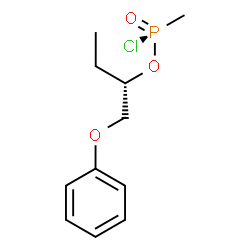 ChemSpider 2D Image | (2S)-1-Phenoxy-2-butanyl (R)-methylphosphonochloridate | C11H16ClO3P