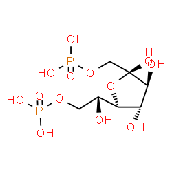 ChemSpider 2D Image | 1,7-Di-O-Phosphono-Beta-D-Altro-Hept-2-Ulofuranose | C7H16O13P2