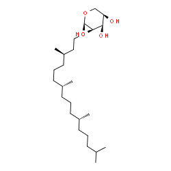 ChemSpider 2D Image | (3R,7R,11R)-3,7,11,15-Tetramethylhexadecyl alpha-D-ribopyranoside | C25H50O5