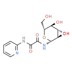 ChemSpider 2D Image | N-[Oxo(2-pyridinylamino)acetyl]-beta-D-glucopyranosylamine | C13H17N3O7