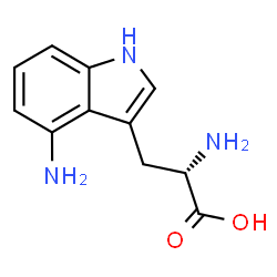 ChemSpider 2D Image | 4-Amino-L-tryptophan | C11H13N3O2
