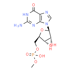 ChemSpider 2D Image | 5'-O-[Hydroxy(methoxy)phosphoryl]guanosine | C11H16N5O8P