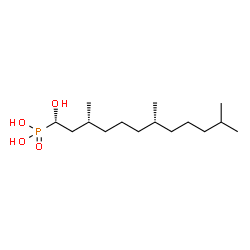 ChemSpider 2D Image | alpha-Hydroxyfarnesylphosphonic acid | C15H33O4P