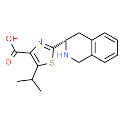 ChemSpider 2D Image | 2-(4-CARCOXY-5-ISOPROPYLTHIAZOLYL)BENZOPIPERIDINE | C16H18N2O2S