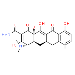 ChemSpider 2D Image | 7-Iodotetracycline | C21H21IN2O7