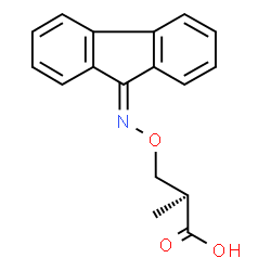ChemSpider 2D Image | (2S)-3-[(9H-Fluoren-9-ylideneamino)oxy]-2-methylpropanoic acid | C17H15NO3