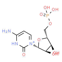 ChemSpider 2D Image | 5'-3-Hydrocytidylic acid | C9H15N3O8P