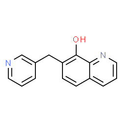 ChemSpider 2D Image | 7-(3-Pyridinylmethyl)-8-quinolinol | C15H12N2O