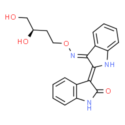 ChemSpider 2D Image | (2Z,3E)-2,3'-BIINDOLE-2',3(1H,1'H)-DIONE 3-{O-[(3R)-3,4-DIHYDROXYBUTYL]OXIME} | C20H19N3O4