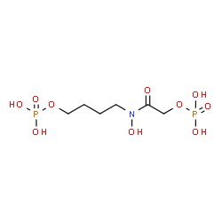 ChemSpider 2D Image | 4-{Hydroxy[(phosphonooxy)acetyl]amino}butyl dihydrogen phosphate | C6H15NO10P2