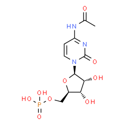 ChemSpider 2D Image | N(4)-acetylcytidine 5'-monophosphate | C11H16N3O9P