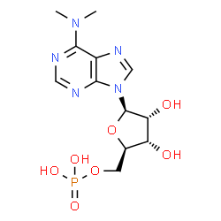 ChemSpider 2D Image | N(6),N(6)-dimethyl-AMP | C12H18N5O7P