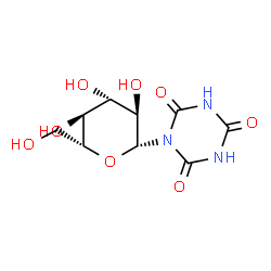 ChemSpider 2D Image | 1-Beta-D-Glucopyranosyl-1,3,5-Triazinane-2,4,6-Trione | C9H13N3O8