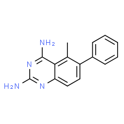 ChemSpider 2D Image | 5-Methyl-6-phenyl-2,4-quinazolinediamine | C15H14N4