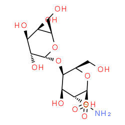 ChemSpider 2D Image | (1S)-1,5-Anhydro-4-O-alpha-D-galactopyranosyl-1-sulfamoyl-D-galactitol | C12H23NO12S