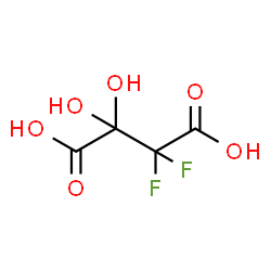 ChemSpider 2D Image | 2,2-Difluoro-3,3-dihydroxysuccinic acid | C4H4F2O6