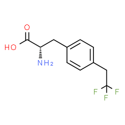 ChemSpider 2D Image | 4-(2,2,2-Trifluoroethyl)-L-phenylalanine | C11H12F3NO2