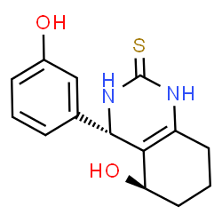 ChemSpider 2D Image | (4S,5R)-5-Hydroxy-4-(3-hydroxyphenyl)-3,4,5,6,7,8-hexahydro-2(1H)-quinazolinethione | C14H16N2O2S