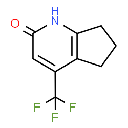 ChemSpider 2D Image | 4-(Trifluoromethyl)-1,5,6,7-tetrahydro-2H-cyclopenta[b]pyridin-2-one | C9H8F3NO