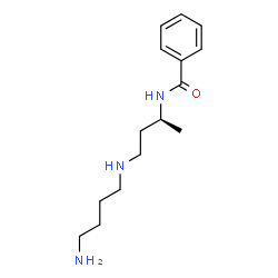 ChemSpider 2D Image | N-{(2S)-4-[(4-Aminobutyl)amino]-2-butanyl}benzamide | C15H25N3O