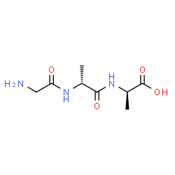 ChemSpider 2D Image | Glycyl-D-alanyl-D-alanine | C8H15N3O4