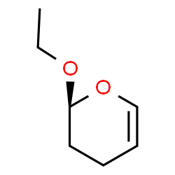 ChemSpider 2D Image | (2S)-2-Ethoxy-3,4-dihydro-2H-pyran | C7H12O2