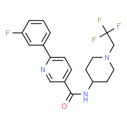ChemSpider 2D Image | HPGDS-inhibitor-1 | C19H19F4N3O